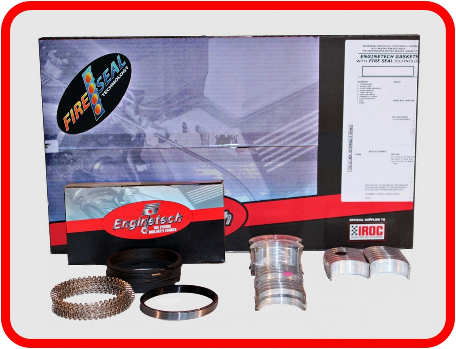 Chevy GMC 2.2 2.2L TRUCK Engine Kit Rings+Timing+Oil Pump+Bearings+Gaskets 1994 95 96 std 