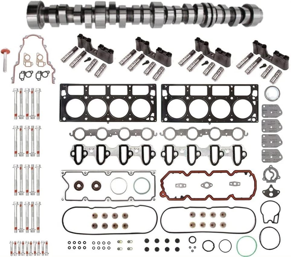6.2L AFM DOD Replacement Kit | Lifters | Gaskets | Head Bolts | Guides | Camshaft | COMPATIBLE WITH 2007-2014 Chevy GM 6.2L VORTEC L92 L94