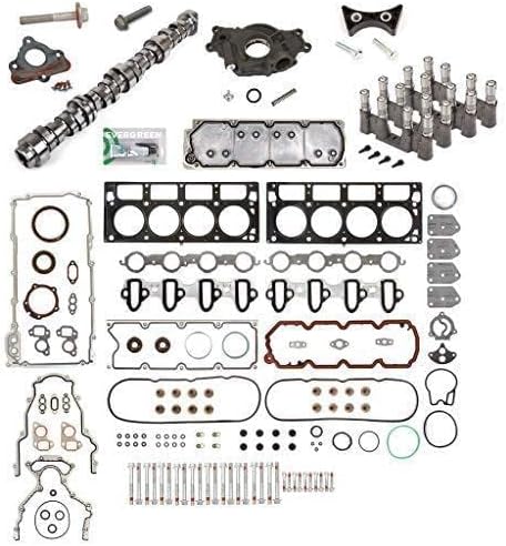 AFM DOD Remove Kit Compatible with 2007-2014 Chevy Silverado Sierra 6.2L 6.2 GEN-IV L94 L92 | Camshaft | Gaskets | Bolts | Lifters | Valley Plate | Oil Pump | Dampner