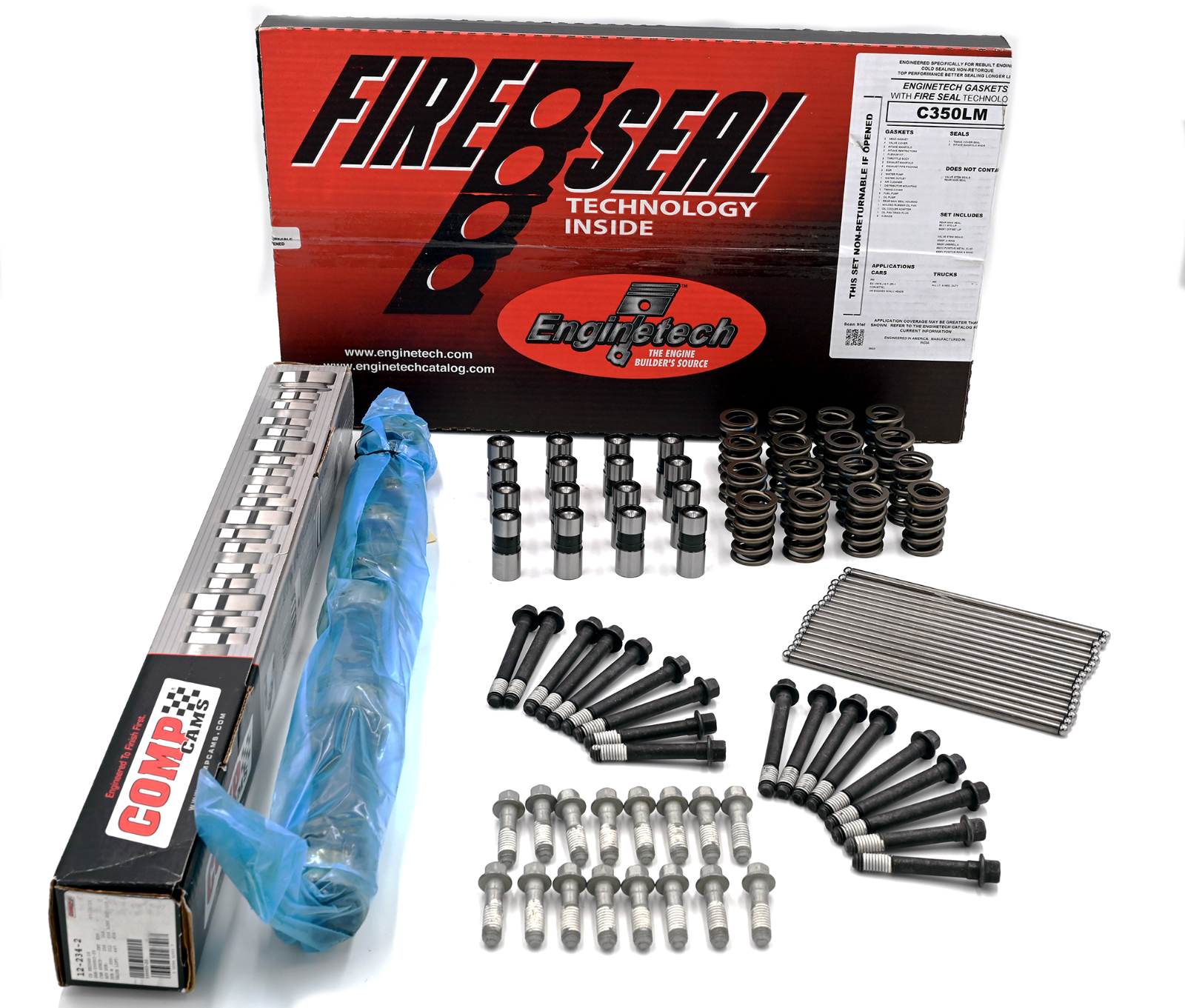 COMP CAMS 12-234-2 Xtreme Energy Install Kit W/ Springs Chevy SBC 350 400 5.7